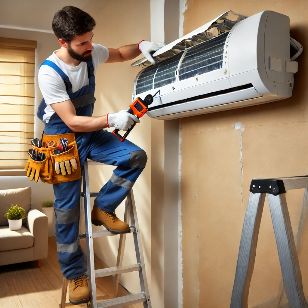 Split AC uninstallation