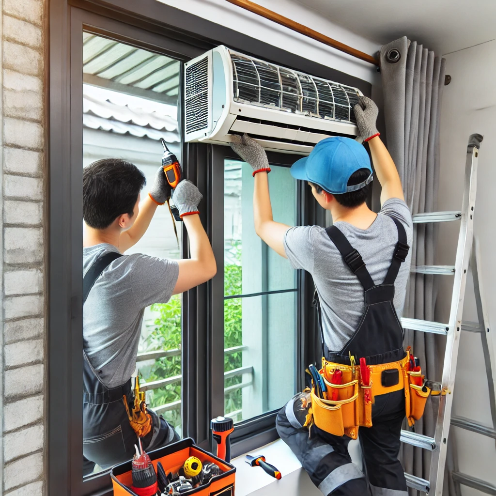 Window AC Installation